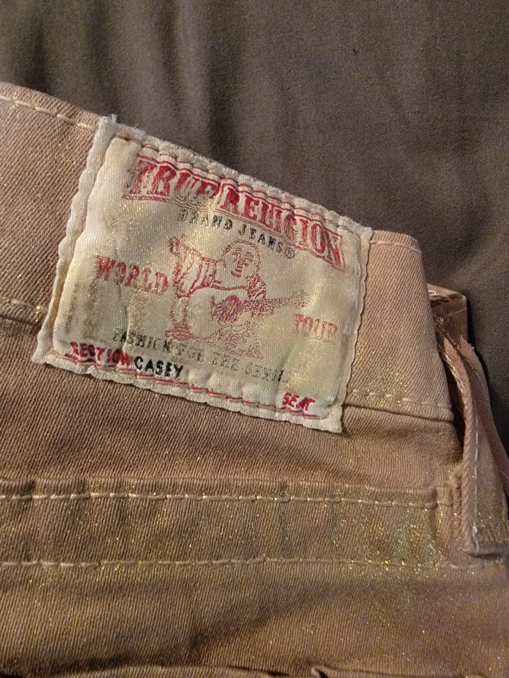 True Religion Men's Jeans - Light Brown